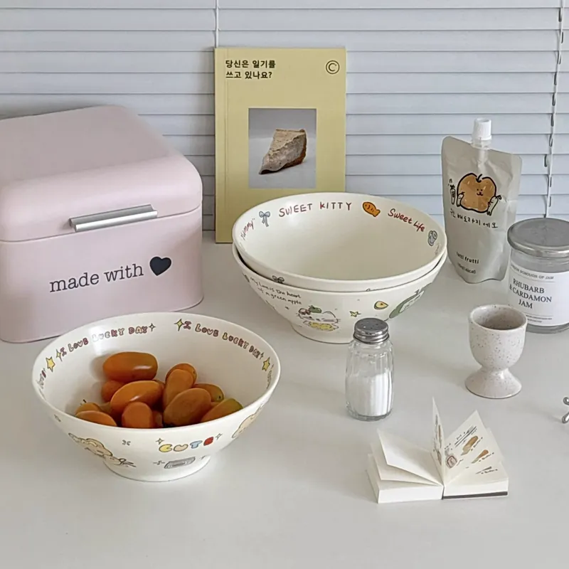 وعاء كبير سيراميك كرتوني لطيف tableware view 4