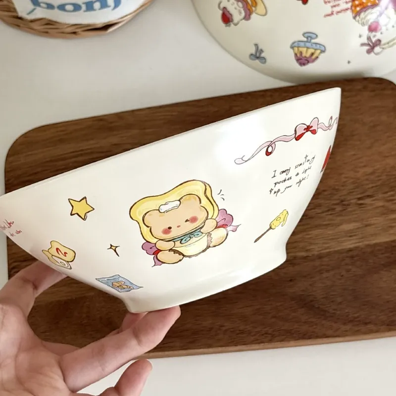 وعاء كبير سيراميك كرتوني لطيف tableware view 6