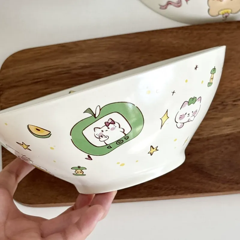وعاء كبير سيراميك كرتوني لطيف tableware view 8