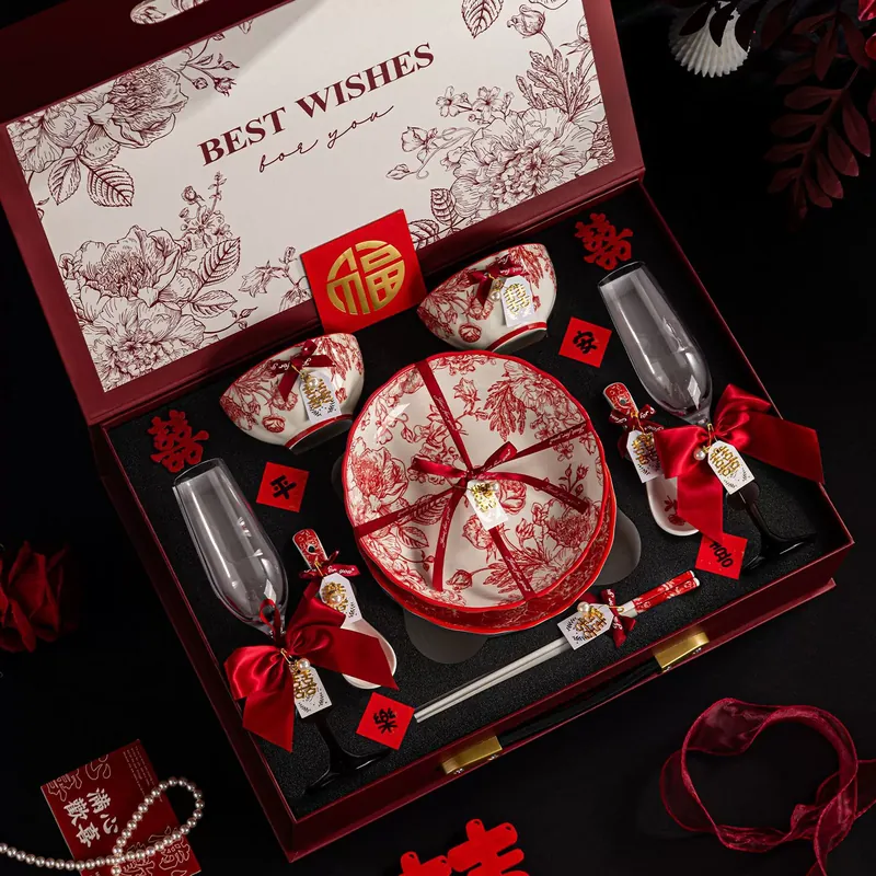 Chinese Ceramic Tableware Gift Set