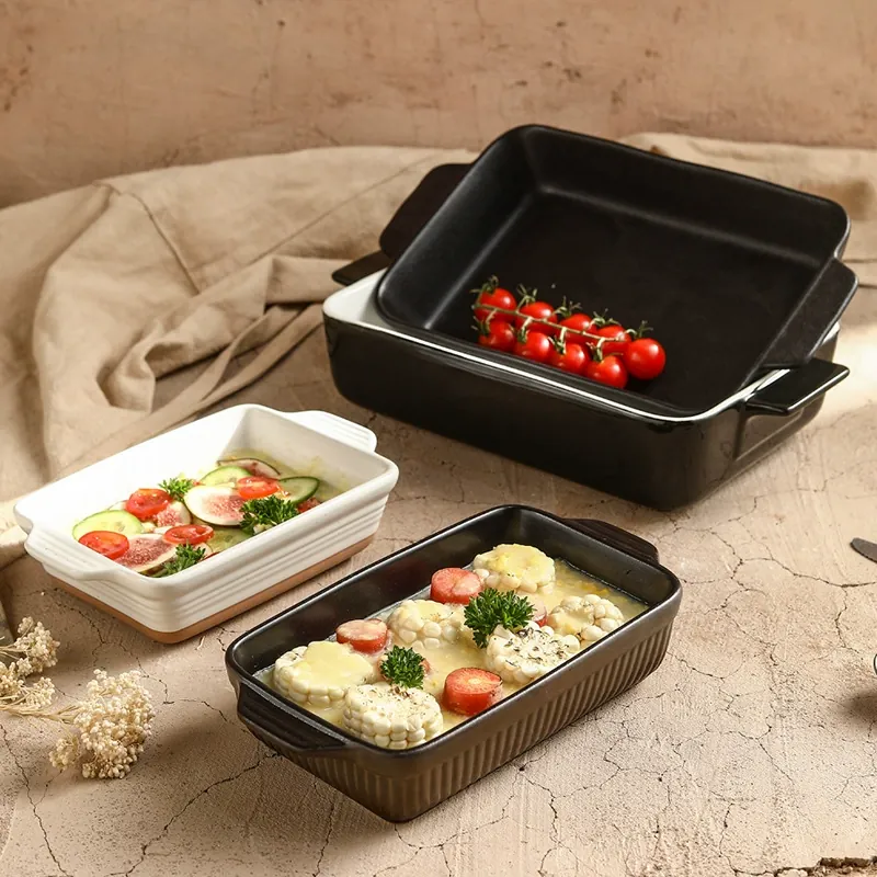 Ceramic Baking Pan tableware view 2