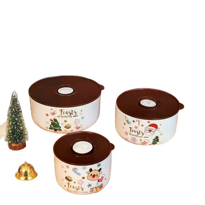 Ensemble de trois bols de rangement en céramique tableware view 5