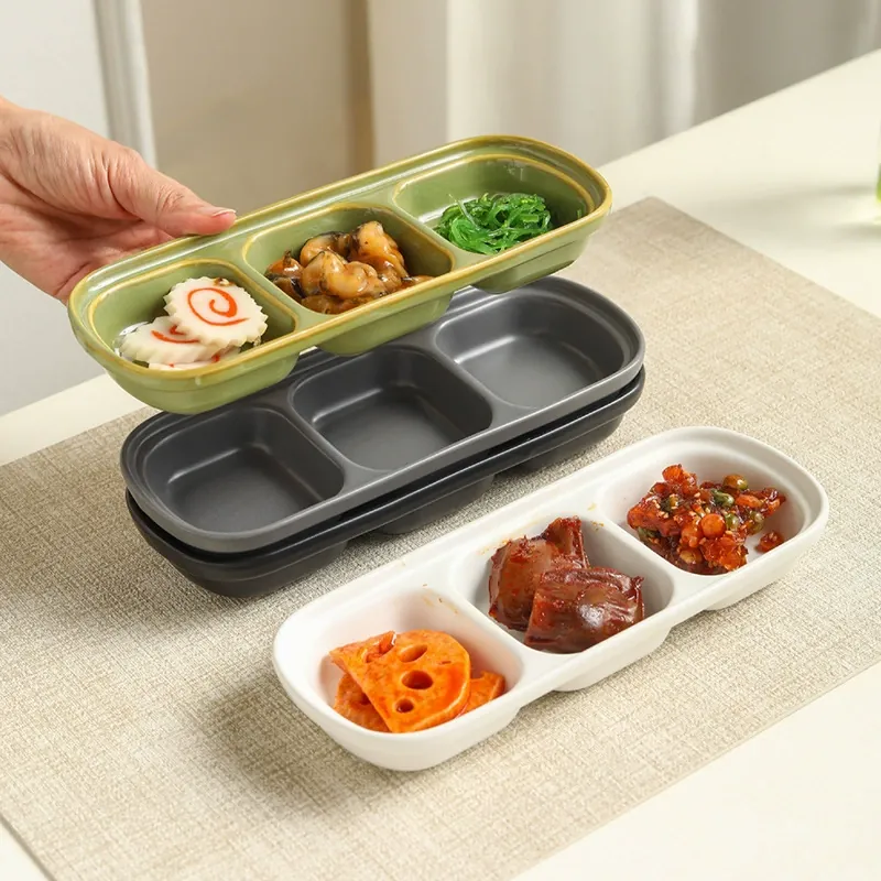 Three-Compartment Dip Dish tableware view 3