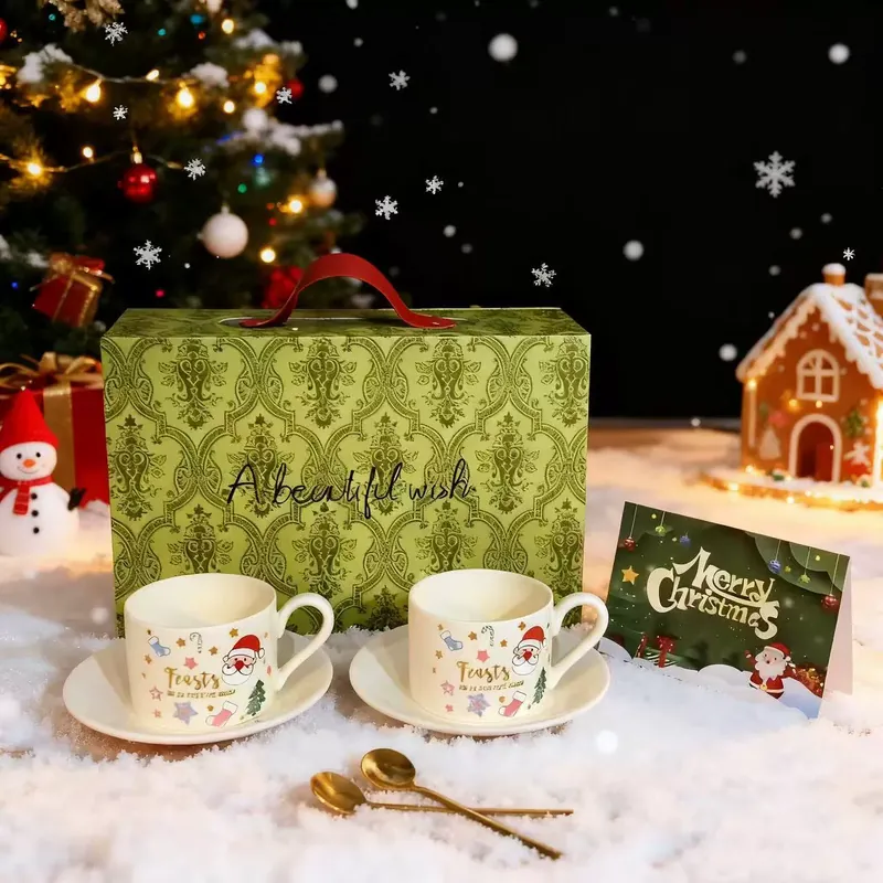 クリスマスコーヒーカップギフトセット tableware view 2