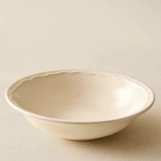 Винтажная круглая керамическая миска для фруктов tableware view 6