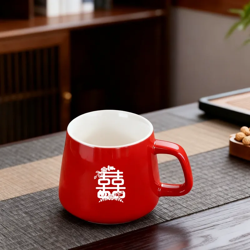 طقم كوب أسنان سيراميك من قطعتين tableware view 3