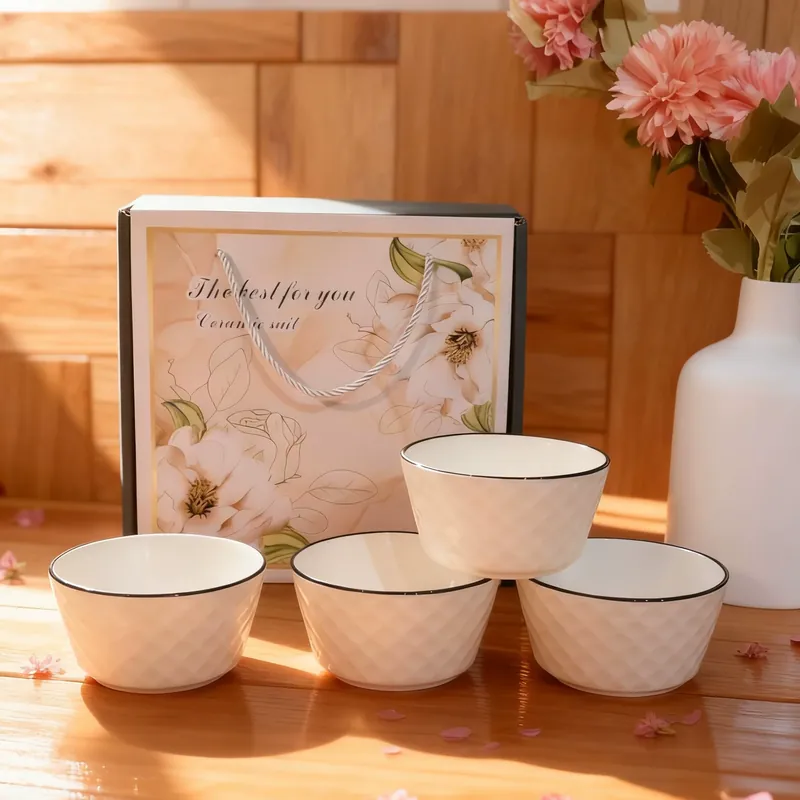 세라믹 볼 & 플레이트 세트 tableware