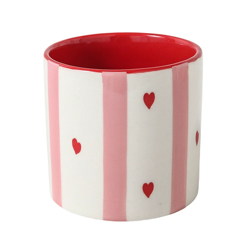 Heart Handle Ceramic Mug tableware view 5