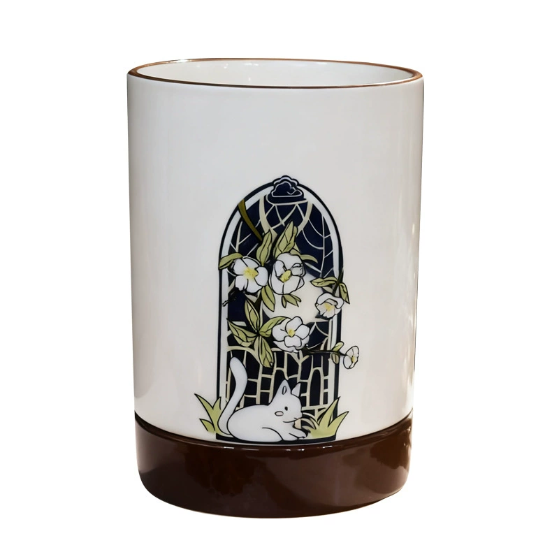 Floral Ceramic Chopstick Holder tableware view 5