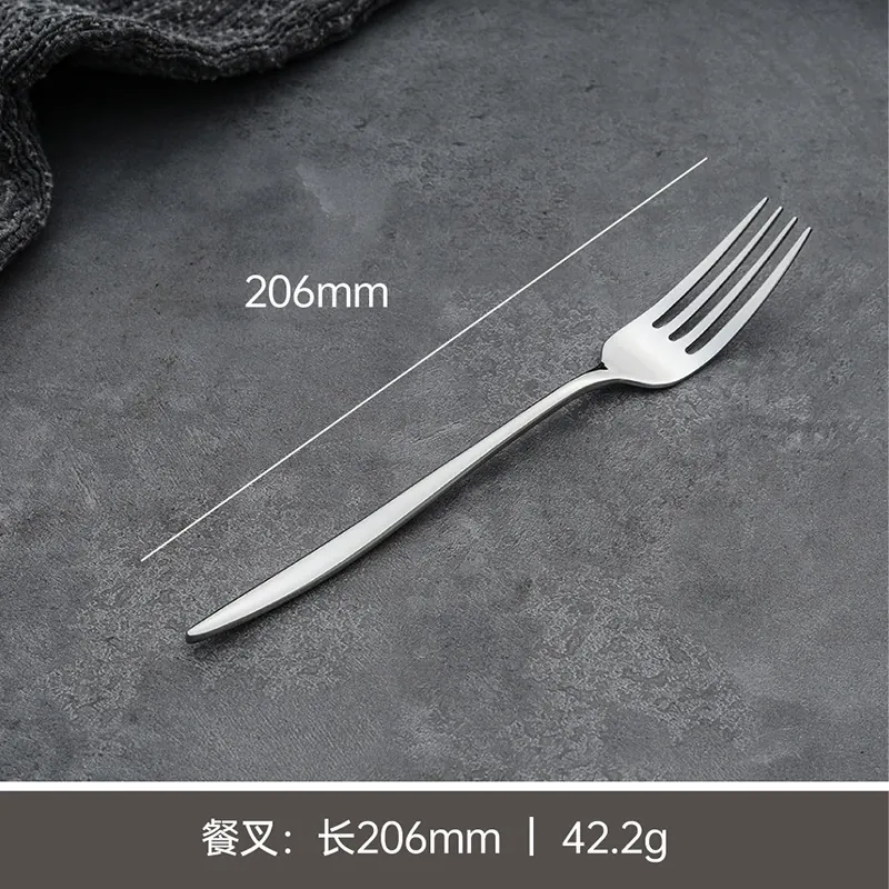 Stainless Steel Knife and Fork tableware view 7
