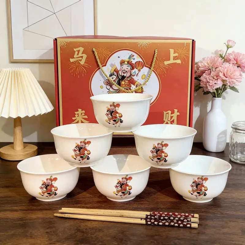 Fortune God Ceramic Bowl