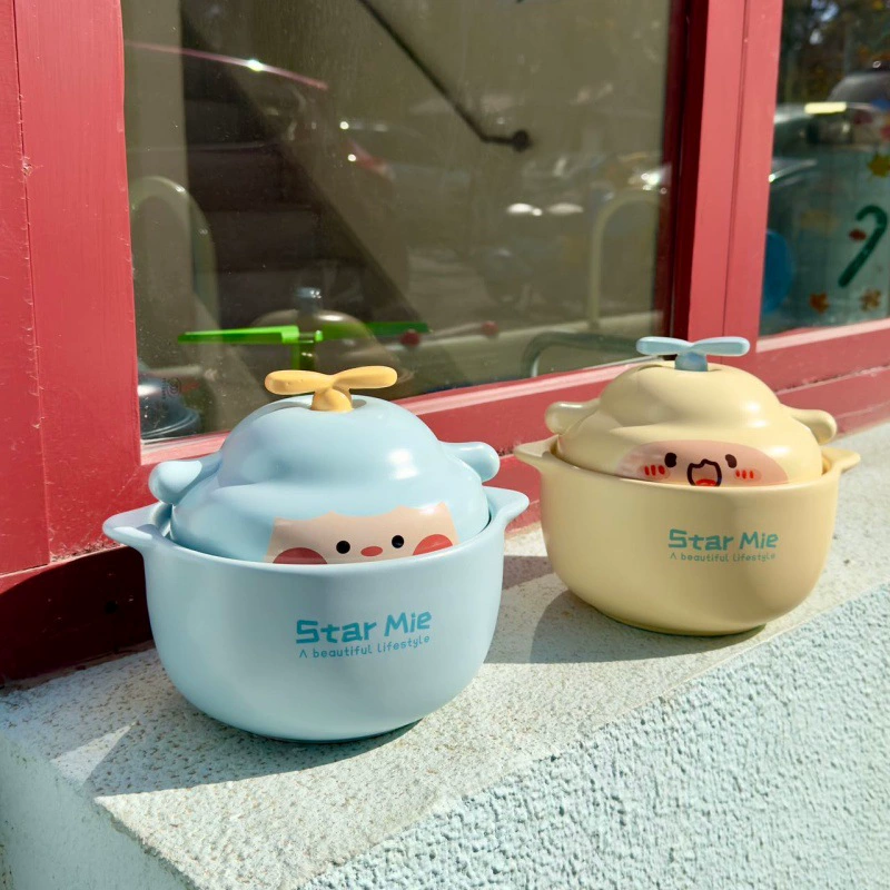 Cartoon Ceramic Casserole tableware view 2
