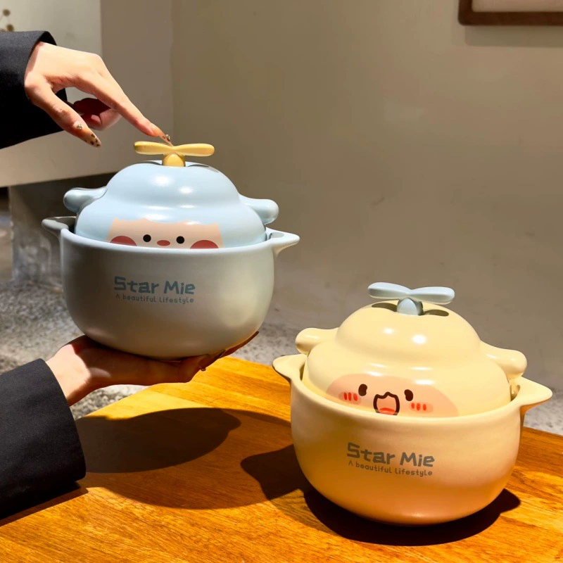 Cartoon Ceramic Casserole tableware view 3