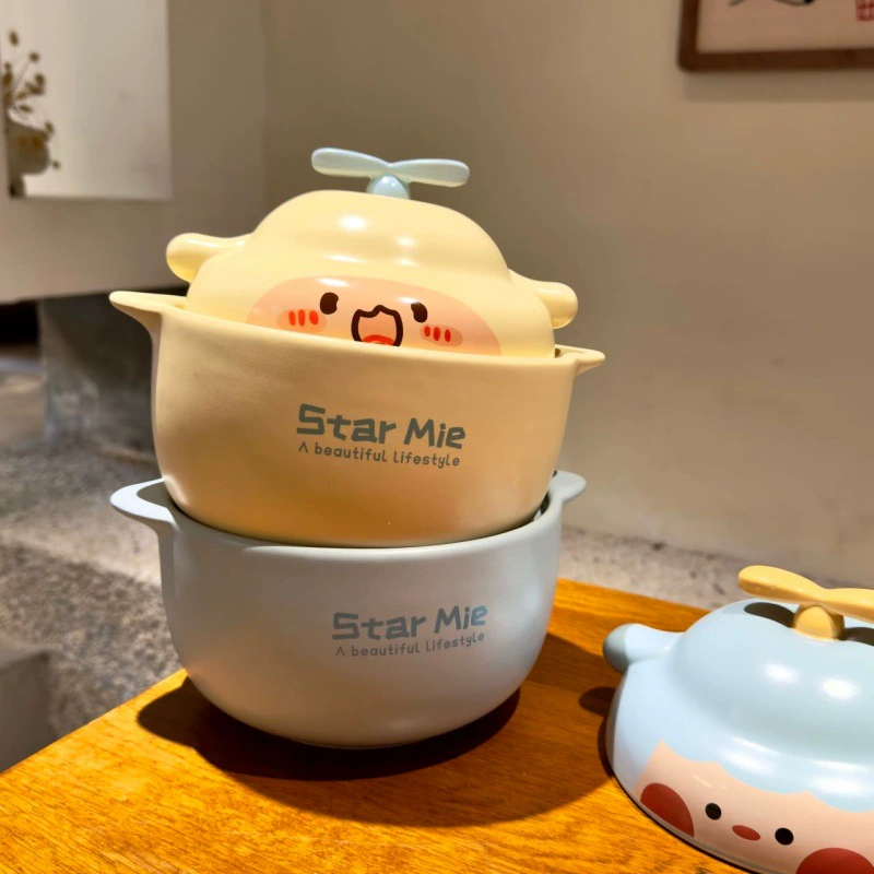 Cartoon Ceramic Casserole tableware view 4