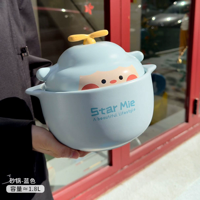 Cartoon Ceramic Casserole tableware view 7